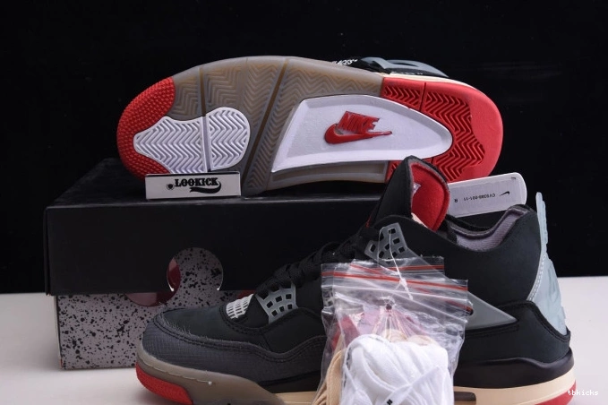 Rep TBK Off Retro 4 CV9388-001 Air Bred White Jordan x 0711